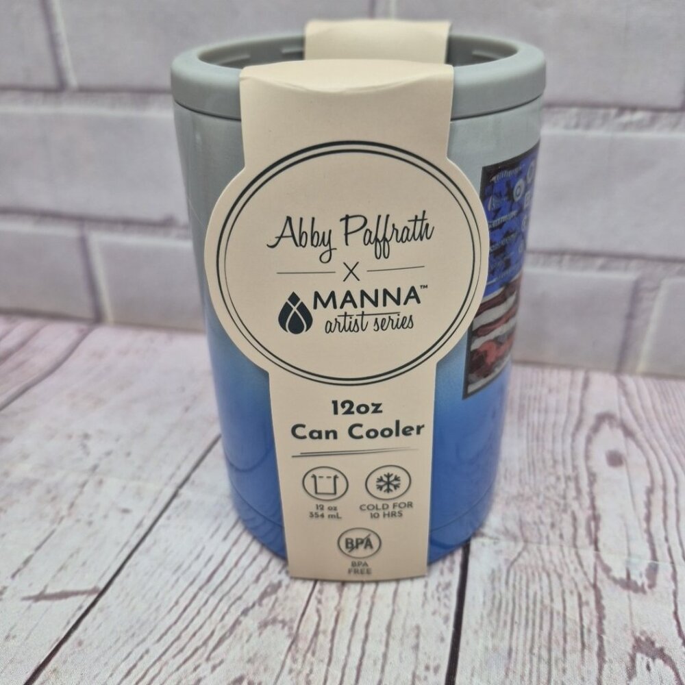 Manna Artist Series America Can Cooler 12 Oz Vacuum Insulated - Picture 5 of 6